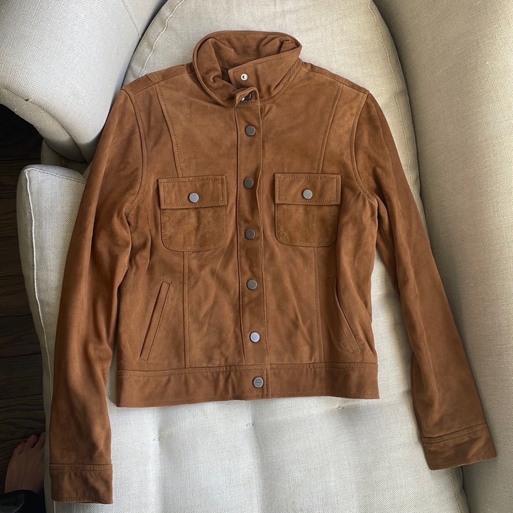 NWT Lucky Brand Suede Jacket Size Small